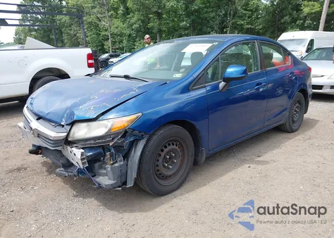 2012 Honda Civic Lx z USA, uszkodzony, nr VIN 19XFB2F50CE323737